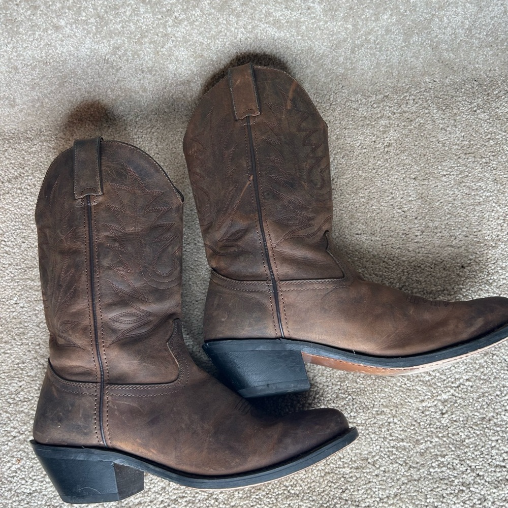 Durango 11” western shaft stitch brown women’s 9M - Picture 4 of 9